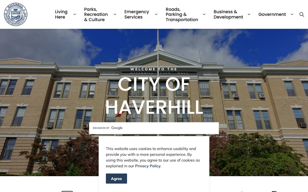 Haverhill city website phone directory contacts