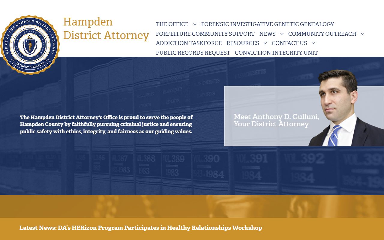 Hampden County District Attorney office phone directory